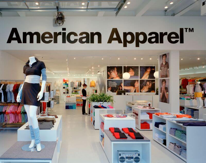 American Apparel store