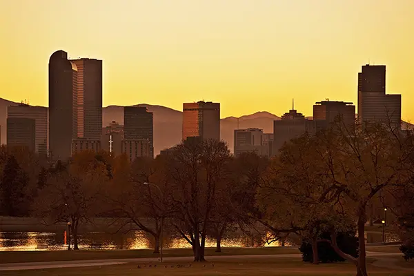 denver city sunset