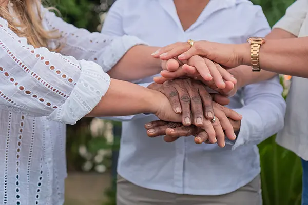 Miami Social Marketers in a huddle